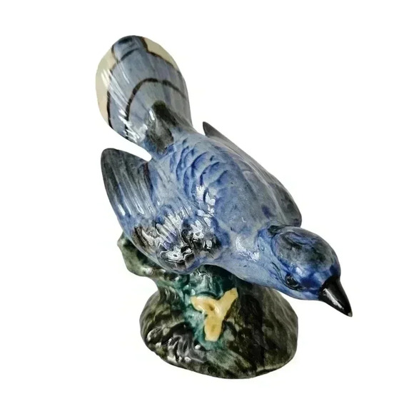 Vtg Stangl Pottery Cerulean Warbler Songbird 3276S Hand Painted Blue Bird - Picture 1 of 12